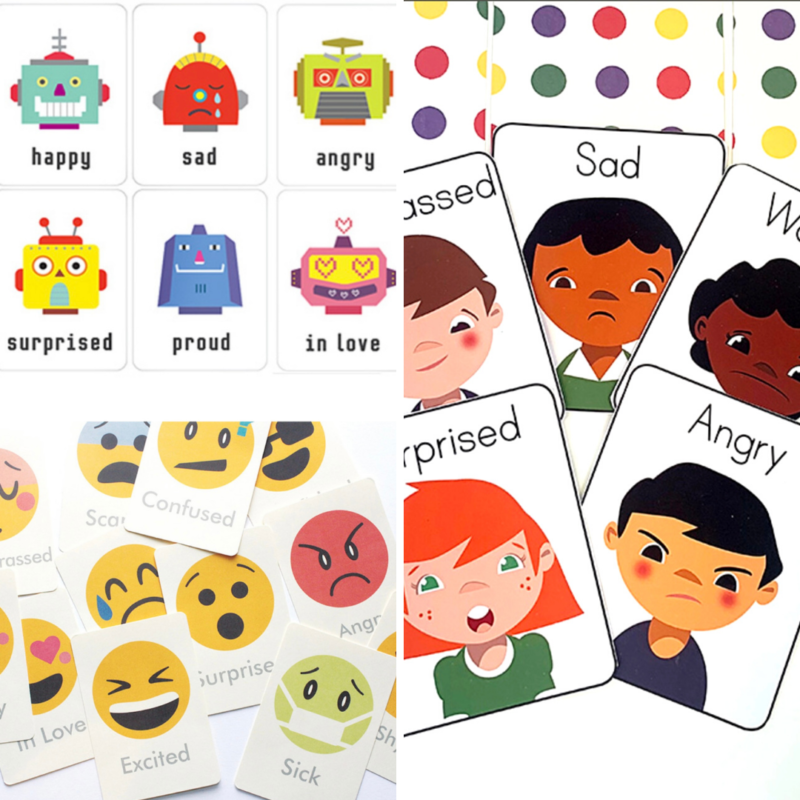 10 emotions and feelings printables from the web