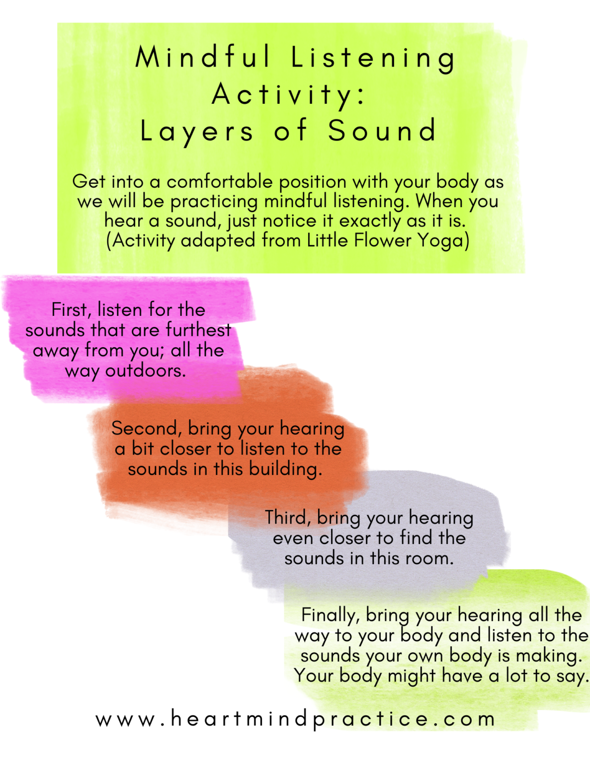 Mindful Listening Activities Part 2: Layers of Sound